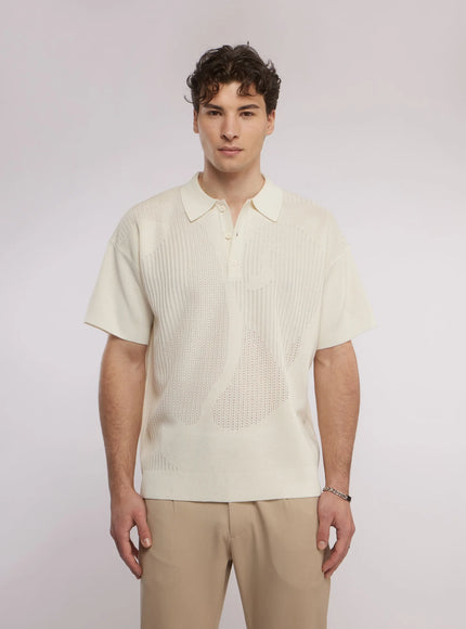 Aeden Aeden Polo Yungh SS25 Off-White