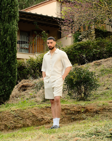 Aeden Aeden Shirt Darius SS26 Sand