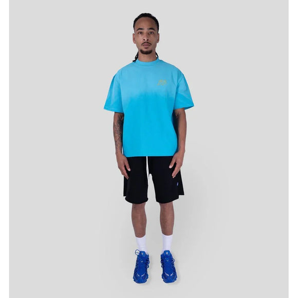 Bobby Blanks Bobby Blanks T-Shirt Brixton SS26 Aqua/Chartreuse