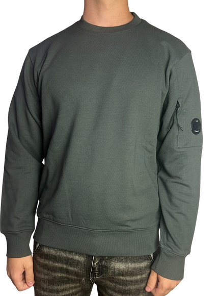 CP Company CP Company Sweater Diagonal Raised FW25 Grey