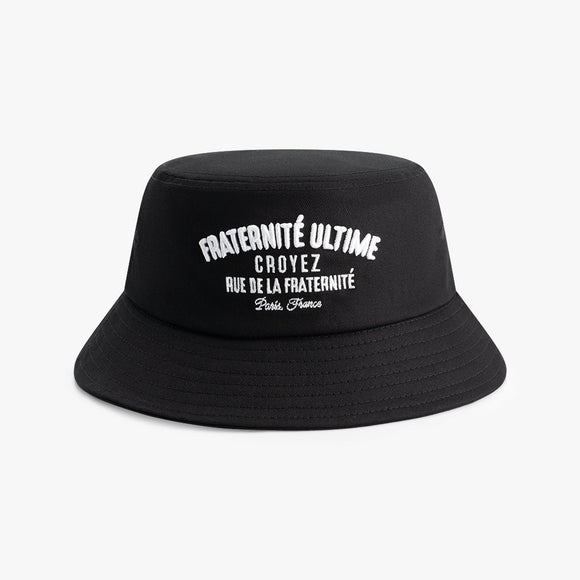 Croyez Croyez Bucket Hat Fraternite SS25 Black
