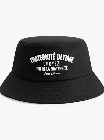 Croyez Croyez Bucket Hat Fraternite SS25 Black