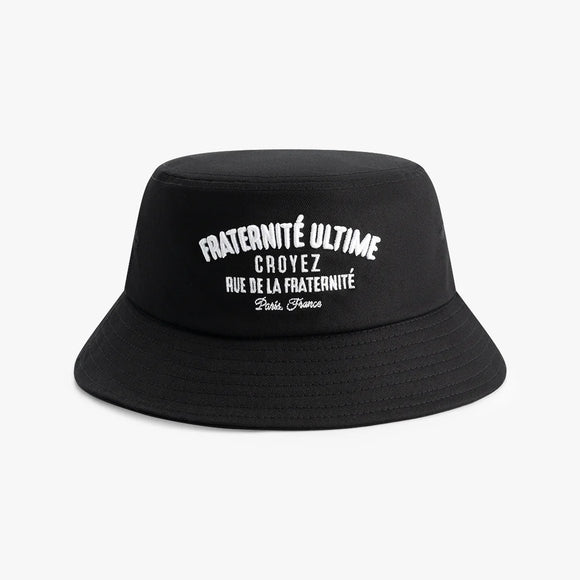 Croyez Croyez Bucket Hat Fraternite SS25 Black