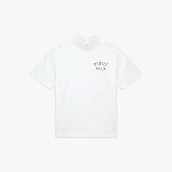 Croyez Croyez Knit T-Shirt Paris SS26 White