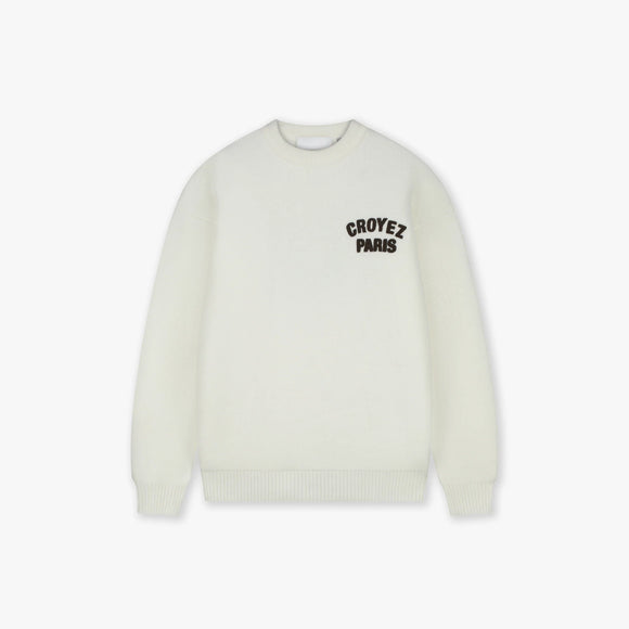 Croyez Croyez Knitwear Sweater Paris FW26 Off White