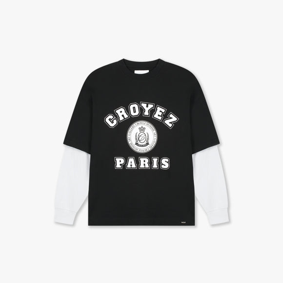 Croyez Croyez Longsleeve Bouclier SS26 Vintage Black