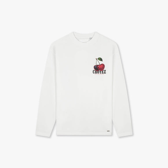 Croyez Croyez Longsleeve Cerise D'Amour SS26 White