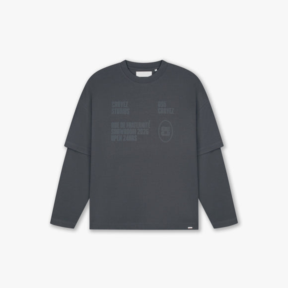 Croyez Croyez Longsleeve Double Sleeve FW26 Antra