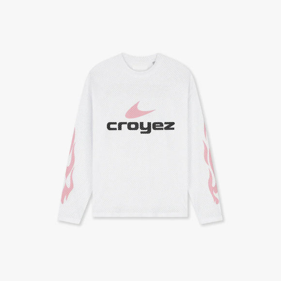Croyez Croyez Longsleeve Service Dept SS26 White