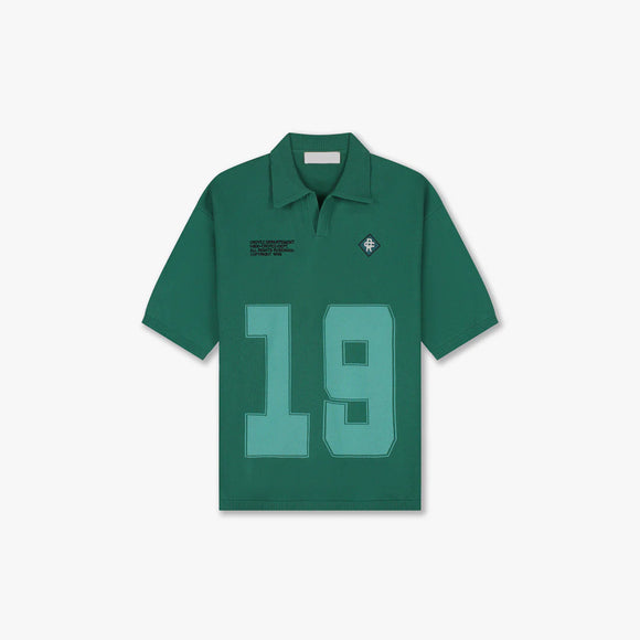 Croyez Croyez Polo Knit Nombre SS26 Forest Green