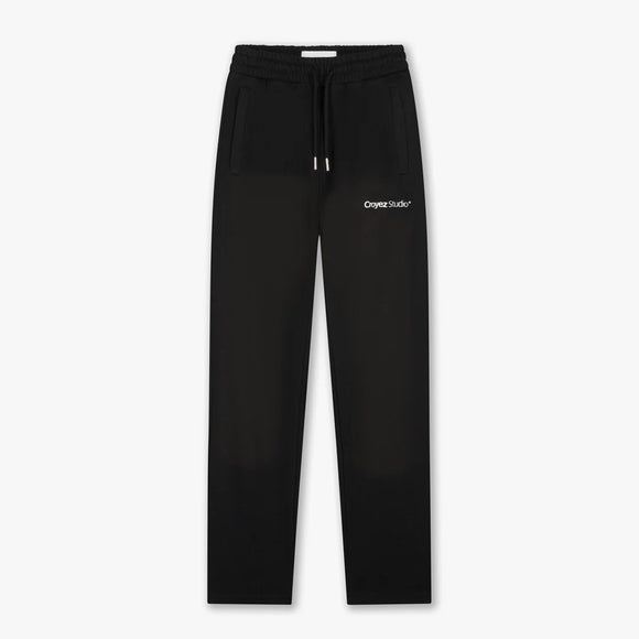Croyez Croyez Sweatpants Straight Leg Studio Faded FW26 Black