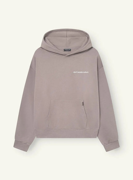 Don't Waste Culture Don't Waste Culture Hoodie Ray FW25 Warm Grey