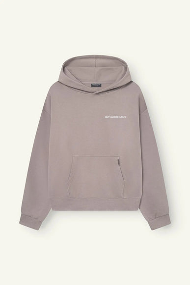 Don't Waste Culture Don't Waste Culture Hoodie Ray FW25 Warm Grey