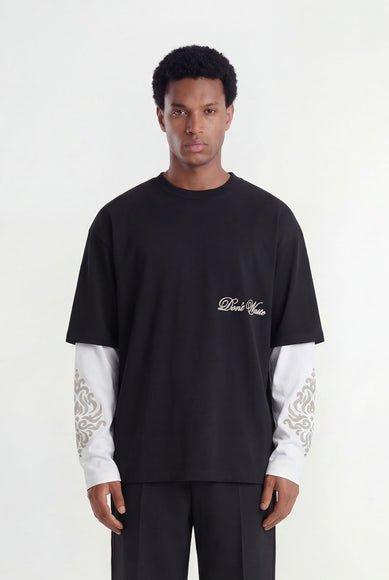 Don't Waste Culture Don't Waste Culture Longsleeve Alarel SS26 Black