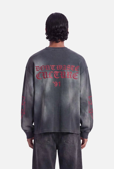 Don't Waste Culture Don't Waste Culture Longsleeve Romiya FW26 Dark Grey
