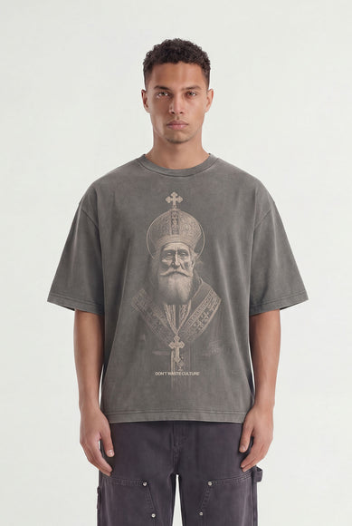 Don't Waste Culture Don't Waste Culture T-Shirt Tenriko SS26 Washed Black