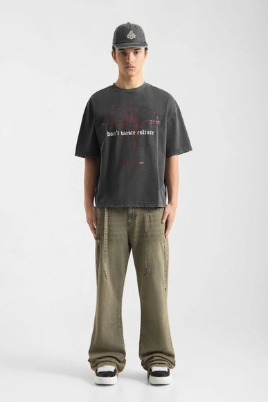 Don't Waste Culture Don't Waste Culture T-Shirt Veyric SS26 Washed Black