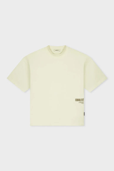 Equalite Equalite Boxy Tee Elia SS26 Off-White/Taupe