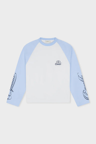 Equalite Equalite Longsleeve Jett Raglan SS26 Off White/Light Blue