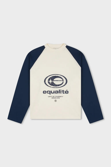 Equalite Equalite Longsleeve Oversized Elan FW26 Off White/Navy
