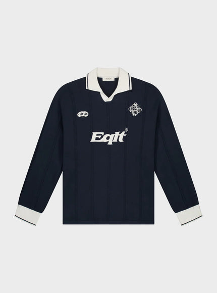 Equalite Equalite Longsleeve Polo Knit Jersey FW25 Navy