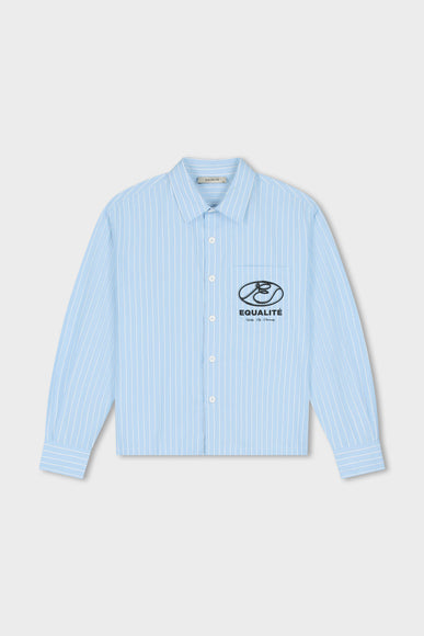 Equalite Equalite Longsleeve Shirt Boxy Arid SS26 Blue