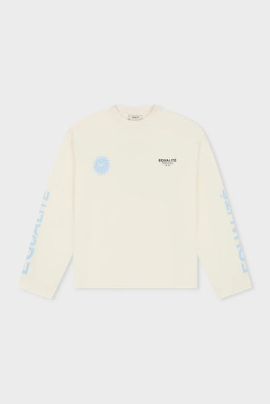 Equalite Equalite Longsleeve Sunny SS26 Off White/Light Blue