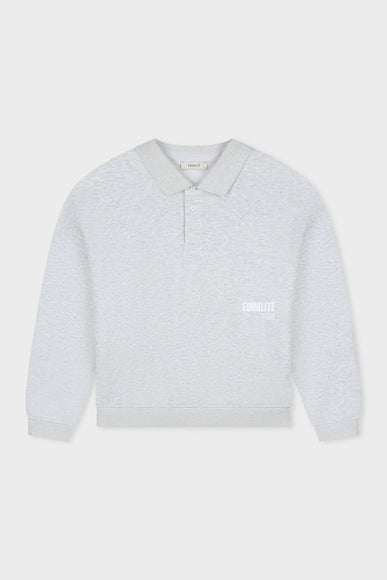 Equalite Equalite Polo Sweater Elia SS26 Melange Grey