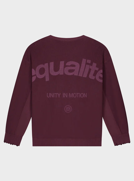 Equalite Equalite Sweater Knit Noor FW25 Aubergine