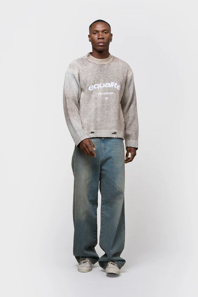 Equalite Equalite Sweater Knit Ribbed FW26 Washed Grey