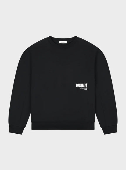 Equalite Equalite Sweater Oversized Elia FW25 Black