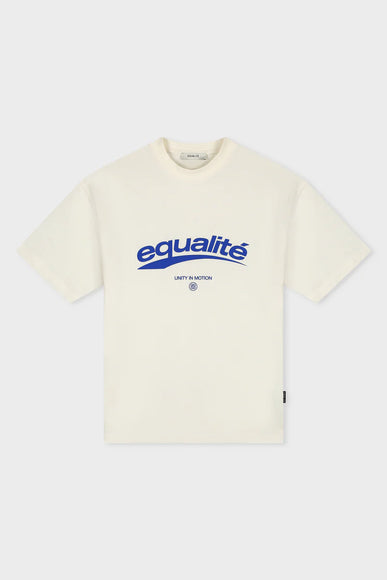 Equalite Equalite T-Shirt Axel SS26 Off White/Blue