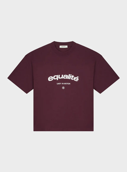 Equalite Equalite T-Shirt Boxy Celeste FW25 Aubergine