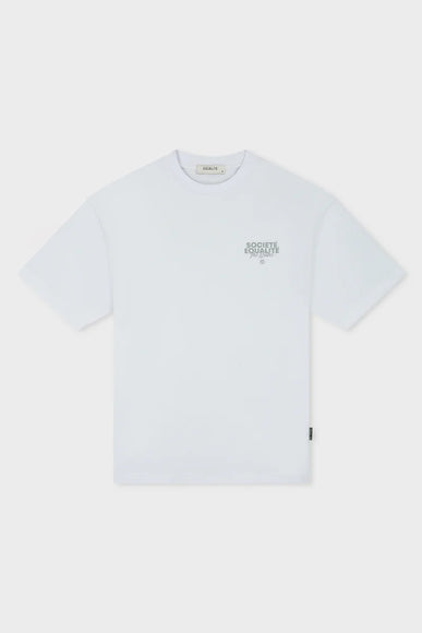 Equalite Equalite T-Shirt Societe 2.0 SS26 Grey/White