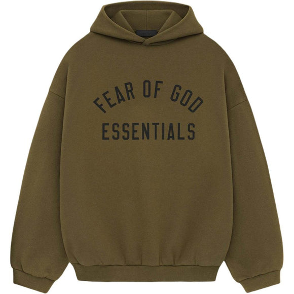 Essentials Fear Of God Essentials Fear Of God Hoodie Fleece Olive