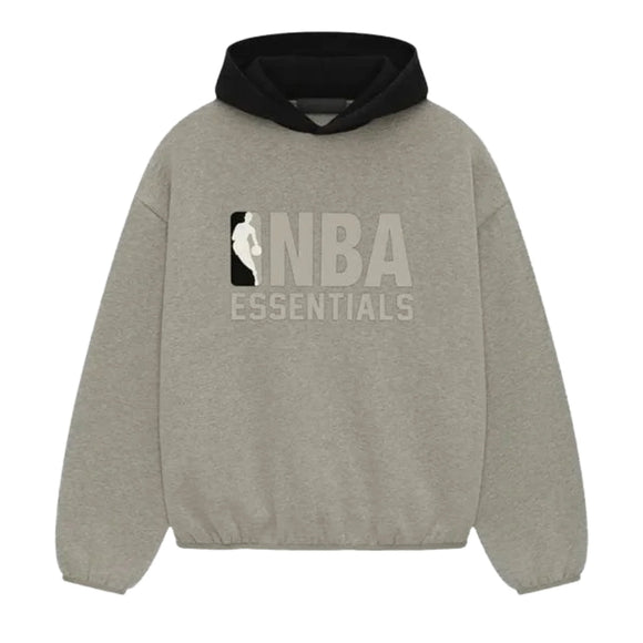 Essentials Fear Of God Essentials Fear Of God Hoodie NBA FW25 Warm Heather/Black