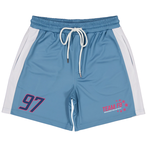 Fearless Blood Fearless Blood Short FB-Racing-Shorts-01 SS25 Pool Blue