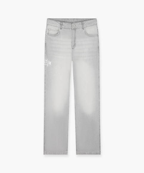 Jorcustom Jorcustom Denim Straight Jeans Custom Society SS26 Light Grey
