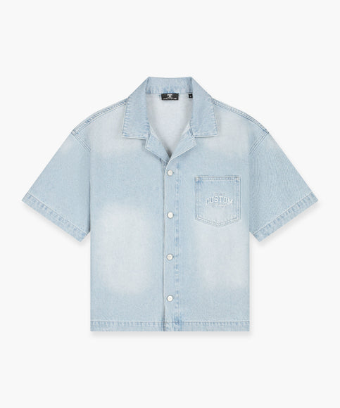 Jorcustom Jorcustom Short Sleeve Jacket Custom Society SS26 Light Blue
