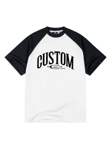 Jorcustom Jorcustom T-Shirt Raglan SS26 White-Black