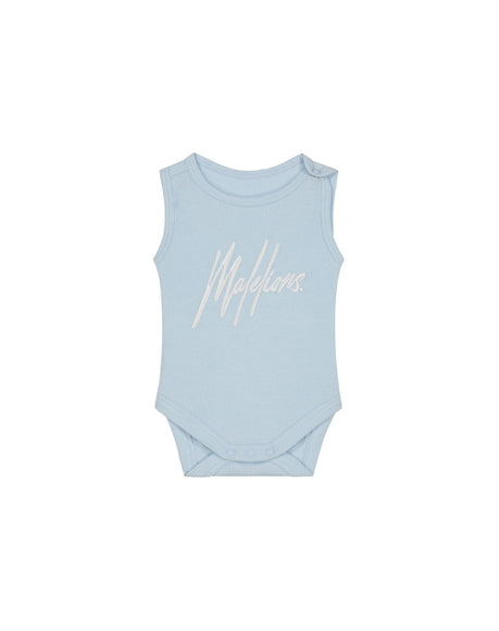 Malelions Malelions Junior Baby Bodysuit Light Blue