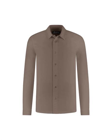 Malelions Malelions Shirt Button Down PS25 Stone Brown