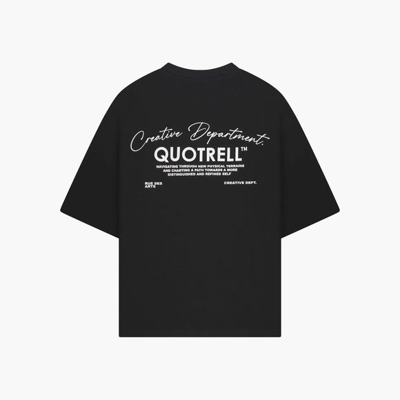 Quotrell Quotrell T-Shirt Department FW25 Black/White