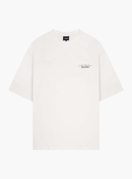 Quotrell Quotrell T-Shirt Department FW25 White/Black