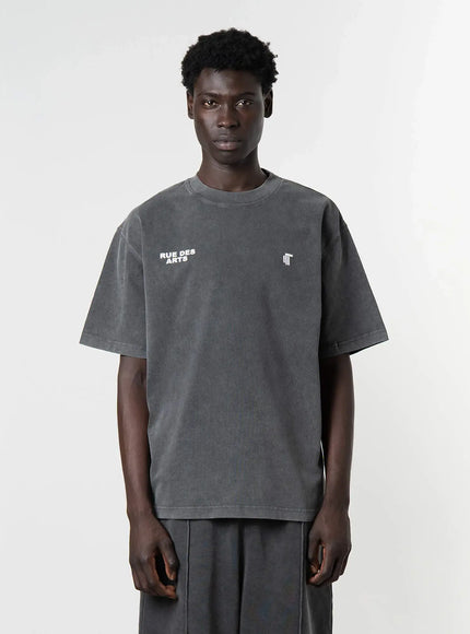 Quotrell Quotrell T-Shirt Suva FW25 Acid Grey/White