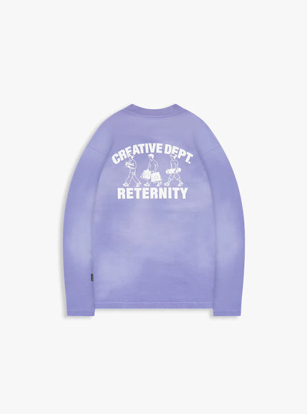 Reternity Reternity Longsleeve Creative Dept FW25 Washed Purple