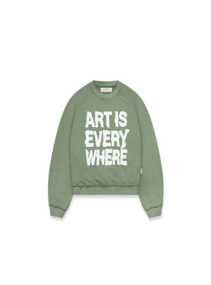 Reternity Reternity Sweater Art Is Everywhere FW25 Washed Green
