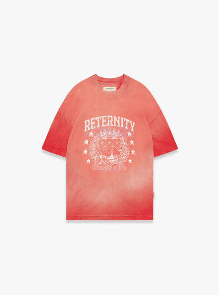 Reternity Reternity T-Shirt University SS25 Heavy Bleached Red
