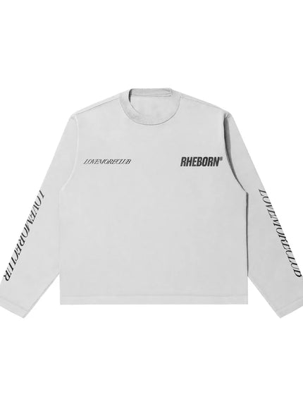 Rheborn Rheborn Longsleeve Love More Club FW25 White