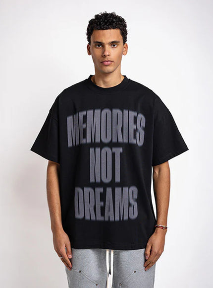 Rheborn Rheborn T-Shirt Memories Not Dreams FW25 Black